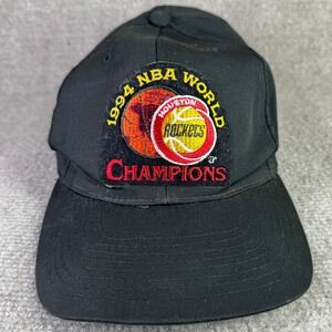 Headmaster Houston Rockets Hat Mens OSFA Black 1994 NBA Champions Snapback